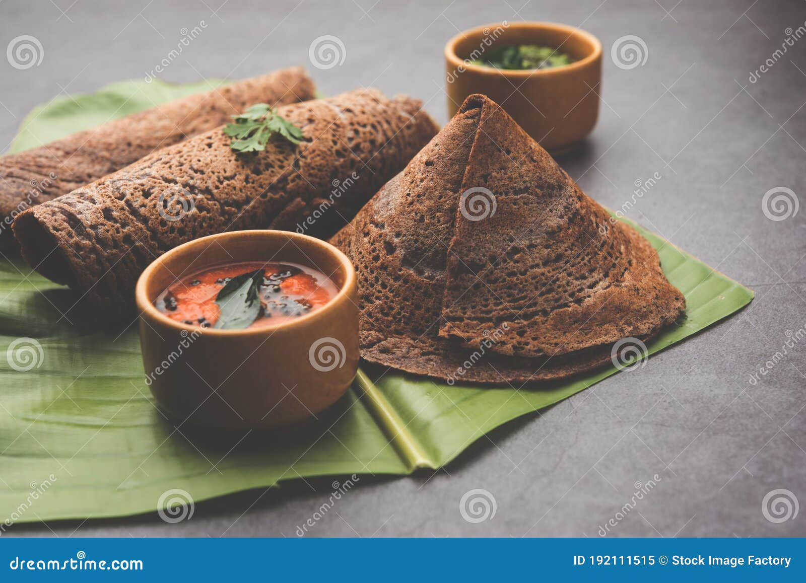ragi dosaÃÂ made using batter ofÃÂ finger millet is a healthy indian breakfast served with chutney